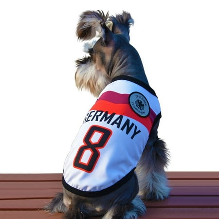 Dog Clothes Football T-shirt Dogs Costume National Soccer 2018 World Cup FIFA Jersey for Pet Germany