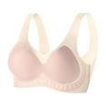 thumbnail image 3 of Women's Comfortable Large Thin Sagging Side Beauty Back Shining No Steel Ring Wrapping Bra Women's Push up Bras Womens Sports Bra Pack Sports Bra for Women Pack Sports Brawls for Women 2 Cup Push up, 3 of 4