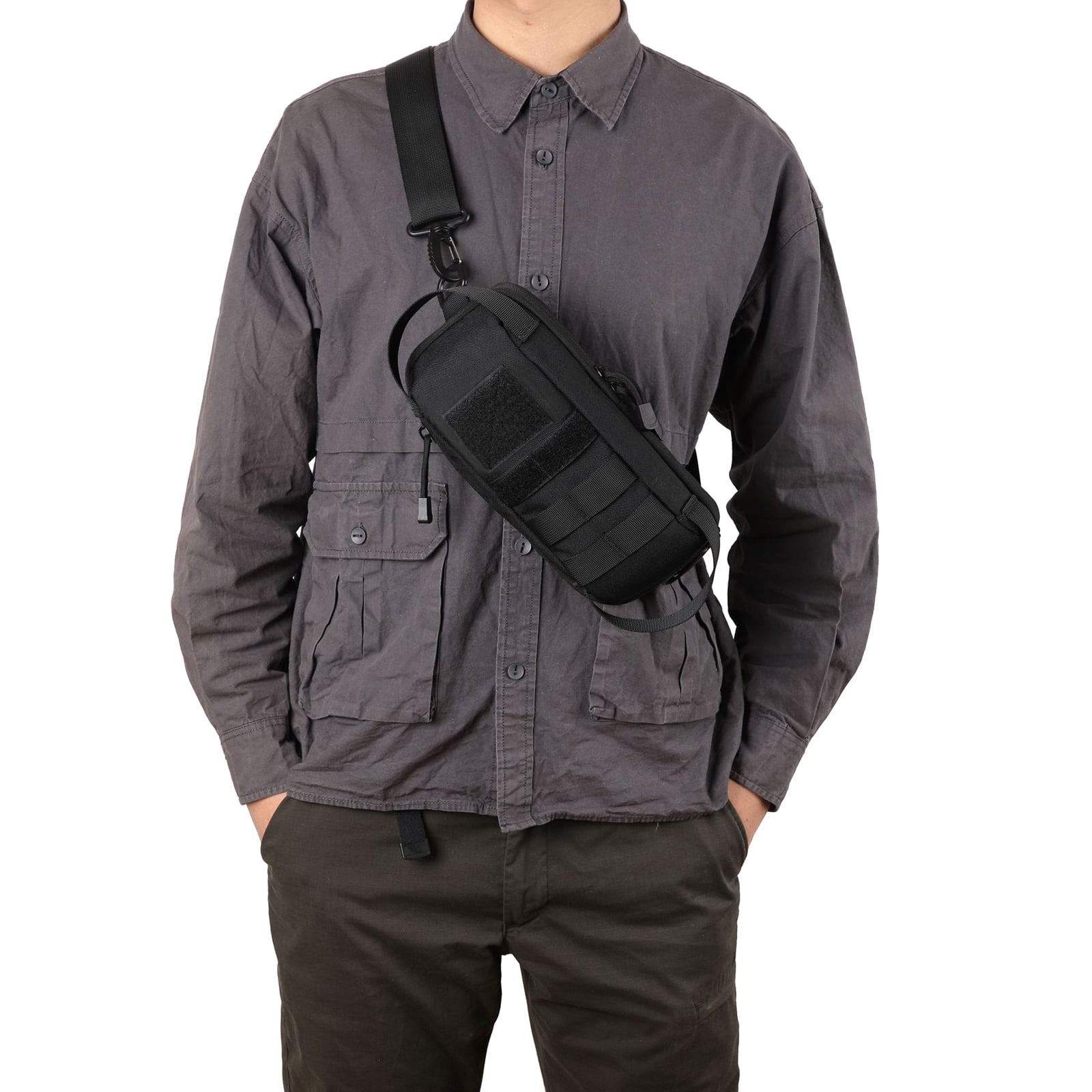 1680D Waterproof Electrician Tool Bag With Multiple Pockets Crossbody Bag For Professional Organizers