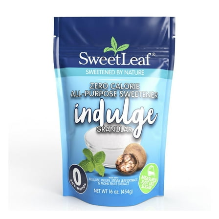 Indulge Granular, Zero Calorie All-Purpose Sweetener, 16oz bag