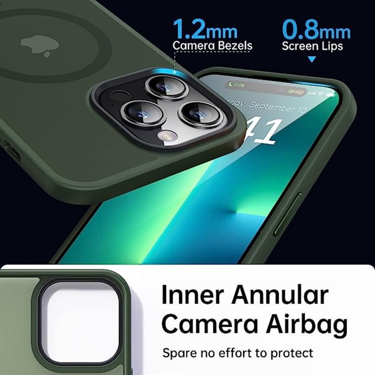 Entronix Magnetic Case Compatible with iPhone 14 Pro, Translucent
