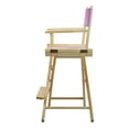 thumbnail image 4 of Casual Home 220-00/021-22 Director Chair 24" - Counter Height Natural Frame/Pink Canvas, 4 of 5