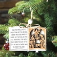 thumbnail image 4 of Adornos navideños, regalos navideños, citas bíblicas de madera, adornos navideños de nacimiento, colgantes para decoración navideña del hogar, colgante del nacimiento de Jesús, 4 of 6