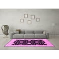thumbnail image 3 of Ahgly Company Indoor Rectangle Oriental Pink Traditional Area Rugs, 2' x 5', 3 of 4