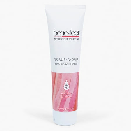 Benefeet Scrub-a-Dub Cooling Foot Scrub Lotion, 4 oz