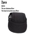 thumbnail image 2 of 2 paquetes de gorras con visera para perros, gorra de béisbol para mascotas, gorras de protección solar para perros, gorra deportiva para perros al aire libre con orificios para las orejasstyle2, 2 of 5