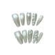 thumbnail image 4 of Armadura para llevar a mano Advanced Sense Cat's Eye Elegante margarita pintada a mano Rocío tridimensional Manicura blanca extraíble, 4 of 4