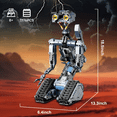 thumbnail image 4 of SENVOBK Johnny 5 RC Robot Model Toys, Johnny 5 Robot Building Block Set Compatible for Lego, Stem Educational Gift Set for Age 6 + Boys Girls(1176 Pcs), 4 of 7