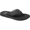thumbnail image 6 of Reef Men's Elements TQT Black Flip Flop Sandals - RF0A39UKBLA, 6 of 7
