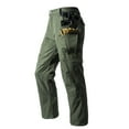 thumbnail image 4 of Fewfanhot Pants for Men Tactical Pants for Men Waterproof Ripstop Work Pants Thermal Cargo Pants with Multi Pockets, 4 of 5