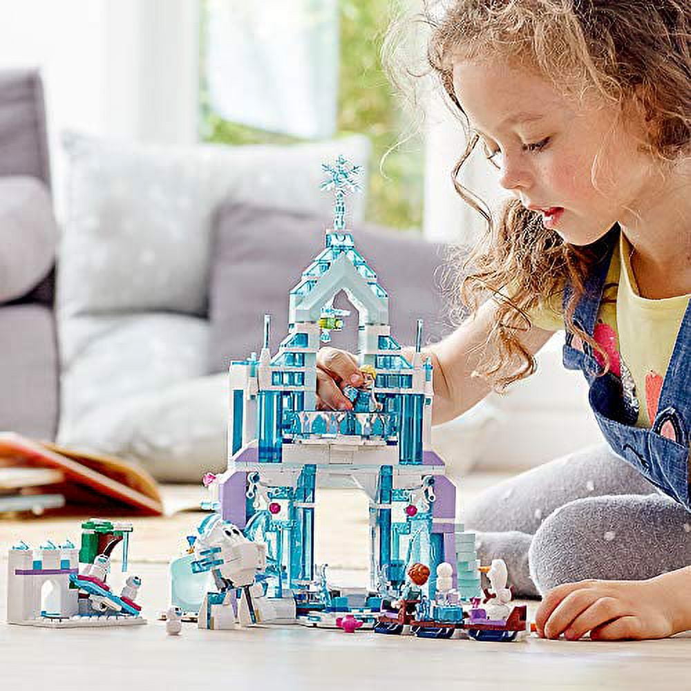 LEGO Disney Frozen Elsa's Magical Ice Palace 43172 Toy Castle Building Kit  with Mini Dolls