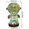thumbnail image 3 of Dvkptbk Desk Lamp Atmosphere 3D Lamp Desk Colorful Light Glass Lampshade Gift Spring Decor Home Decor, 3 of 9