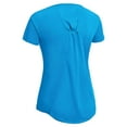 thumbnail image 2 of Expert Brand USA-Made Women's DriMax™ Cinch Back Athletic T-Shirt, Safety Blue, XL, 2 of 3