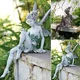 thumbnail image 1 of Estatua de hada de las flores con alas de ángel para decoración de jardín, figura de hada, adornos de jardín, figuras de elfos mágicos sentados Tudor y Turek, decoración de jardín de resina, 1 of 2