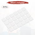thumbnail image 4 of Uxcell 24PCS Bandas de sudor deportivas, muñequeras de algodón absorbentes de sudor para entrenamiento/baloncesto/correr [Blanco, 8cm de ancho], 4 of 7