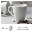 thumbnail image 2 of DOWAN 17 Oz Ceramic Coffee Cups with Handle, Set Of 6, White, 2 of 7