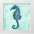 thumbnail image 1 of Shamp, Cindy 26x26 White Modern Wood Framed Museum Art Print Titled - Seahorse, 1 of 4