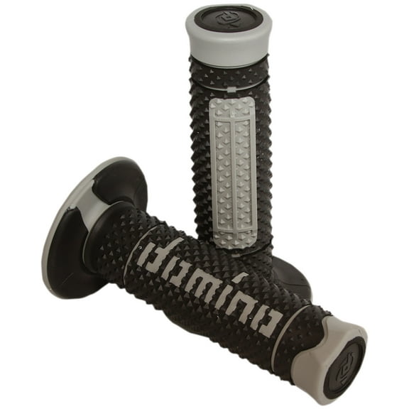 Domino Diamonte Black/Gray Twist Throttle Handlebar Grips (A26041C5240A7-0)