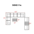 thumbnail image 3 of Soho 11 Piece Outdoor Wicker Patio Furniture Set 11a, 3 of 7
