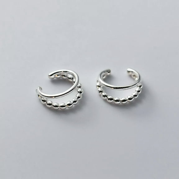 EOEMY Ear Cuff No Piercing 925 Sterling Silver Earrings Ear Bone