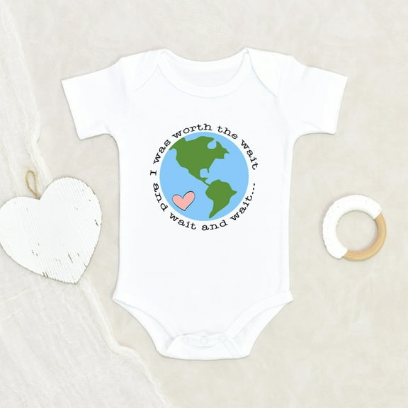 Newborn Baby Clothes - Was Worthful To Wait And Wait And Wait Baby Clothes - Adoption Baby Clothes
