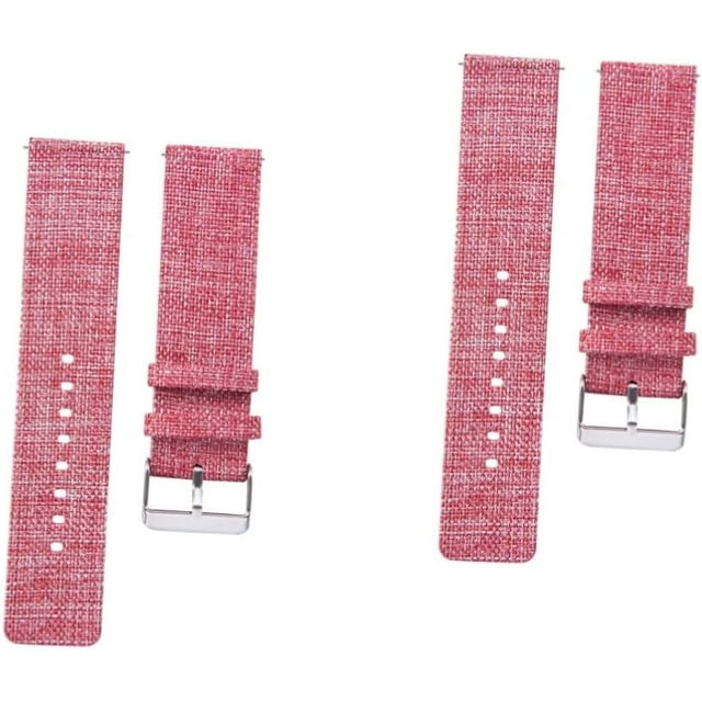 XYCCA 2 Pcs Bracelets de Montre pour Hommes Bracelets en Toile pour Hommes Bracelet en Nylon Verrouillage de Rondelle-0621