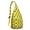Yellow-43, variant on Funny Shark Face Chest Bag - Comical Great White Design, Water-Resistant Material