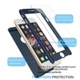 thumbnail image 4 of Apple iPhone 6 Case, Case For iPhone 6, iPhone 6 Screen Protector, Njjex Thin Premium Dual Layer Hard Case For iPhone 6 with Tempered Glass Screen Protector For iPhone 6 4.7" -Dark Blue, 4 of 4