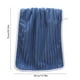 thumbnail image 3 of Toalla de forro polar azul - Toalla de baño extra grande de 35x75 cm - Microfibra de poliéster suave - Secado rápido y absorbente - Uso en casa y viajes, 3 of 6