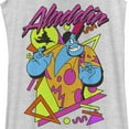 thumbnail image 2 of Women's Aladdin 90s Genie Racerback Tank Top White Heather Large, 2 of 4
