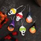 thumbnail image 3 of Matsuzay Colgante de muñeca de Halloween de 3 piezas, conjunto de colgantes de muñecas de gnomo de calavera Adorable para el hogar, Kits de decoración para fiestas Cráneo, 3 of 6