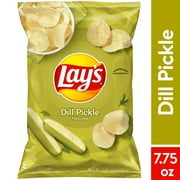 Lay's Dill Pickle Potato Snack Chips,7.75 oz Bag