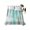 Teal Gray, variant on Queen Size Flat Sheet Only, Black Gray White Soft Brushed Microfiber Bed Sheets, Vintage Rustic Abstract Ombre Aesthetic Hotel Quality Breathable Bedding Top Sheet, Easy Care, 90"x102"
