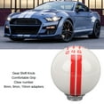 thumbnail image 3 of 6 Speed Gear Shift Knob with Clear Numbers, Comfortable Grip, 3 Adapters for  1967-2018, 3 of 7