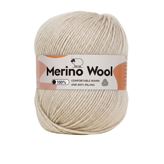 Hand Knitting Yarn with Merino Wool, Bulky Weight Weaving Yarn Soft Warm for Knitting Needles Crochet Hooks, for Sweaters Scarves Blankets DIY Crafting