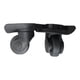 thumbnail image 3 of 2x ruedas de maleta, ruedas giratorias, accesorios silenciosos, ruedas de repuesto para equipaje, ruedas para maletas con ruedas, caja de seguridad, 3 of 9
