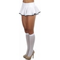thumbnail image 6 of ToBeInStyle Women's Striped Wavy Skirt - White/Black, 6 of 7