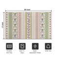 thumbnail image 5 of Bohemian Retro Floral Non-Slip Entryway Door Mat,Boho Indoor Decor Durable Low Plush Door Mat,Washable Welcome Rug for Patio Hallway Home Decor 17x30 Inches, 5 of 7