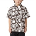 thumbnail image 1 of Chemise Décontractée de Plage pour Enfants, Confortable, Tendance, Commerce Extérieur, Col Boutonné, Manches Courtes, Pack de Chemises de Musculation, Chemise de Basketball pour Garçons, 1 of 3