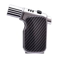 thumbnail image 4 of Locking Windproof End Lighter Igniter Carbon Fiber 4 Torch Windproof Outdoor Lighter Deals Of The Day Clearance Gifts For Womem/Men, 4 of 7