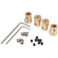 thumbnail image 1 of 4PCS 5mm to 12mm Brass Combiner Wheel Hub Hex Adapter for B14 B16 B24 B36 C14 C24 MN D90 D91 RC Car Spare Parts, 1 of 5