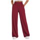 thumbnail image 1 of WILLBEST Pantalones Casuales para Mujer - Pantalones de Bolsillo con Cintura Elástica a Cuadros Sólidos de Moda para Comodidad y Estilo Diario - Ropa de Mujer para Salidas Informales Y Grande, 1 of 5