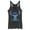 Black Heather, variant on Women's Lilo & Stitch Watercolor Stitch  Racerback Tank Top Tahiti Blue X Large