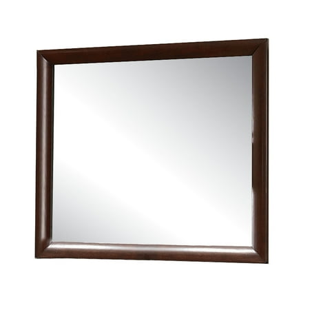 ACME Ireland Wooden Frame Mirror in Espresso