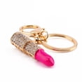thumbnail image 2 of LHCER Keychain,Rhinestone Key Chain,Crystal Makeup Lipstick Keyring Rhinestone Purse Bag Charm Pendant Keychain Gift, 2 of 8