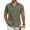 Army Green, variant on Mens Cuban Shirts Short Sleeve Button Up Beach Shirt Resort Shirts for Men
