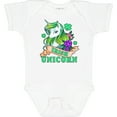 thumbnail image 3 of Inktastic St Patricks Day Irish Unicorn Illustration with Shamrocks Boys or Girls Baby Bodysuit, 3 of 5