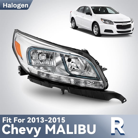 2013-2015 Chevy Malibu LS 2016 Limited LS Headlight Halogen Right Passenger Side