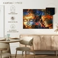 thumbnail image 5 of Elephant Stock Buddha Meditation Wall Art - Horizontal Canvas Wall Art - Living Room Wall Decor - Religion And Spirituality Canvas - Orange And Blue Decor - 51" x 34", 5 of 8