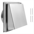 thumbnail image 1 of Cubierta Ventilación Pared 5 Pulgadas,Cubierta Ventilación para Secadora Acero Inoxidable Exterior Secadora Cubierta Ventilación Escape 120 Mm/4,75 Pulgadas Diámetro, 1 of 5